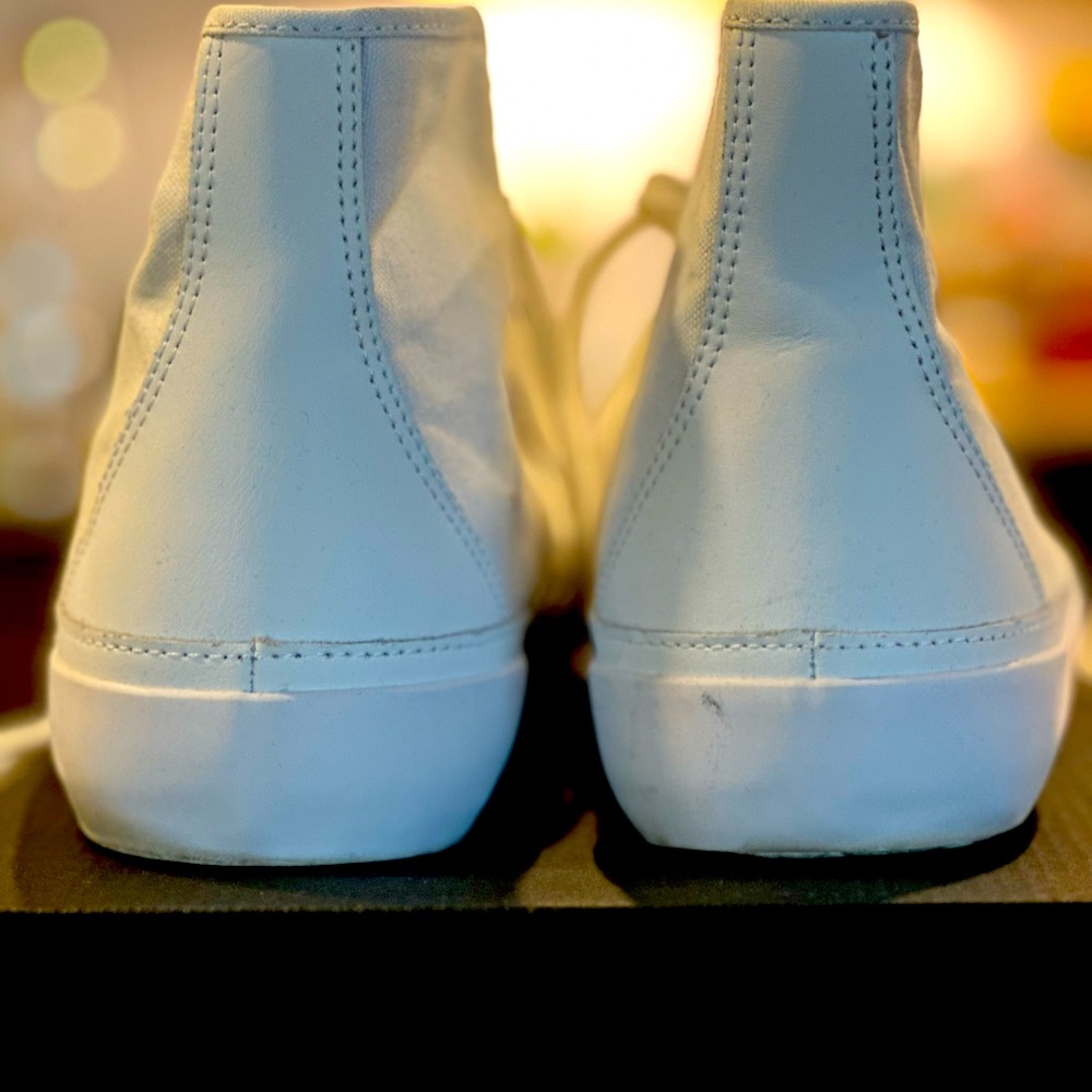 Banana Republic white high top sneakers